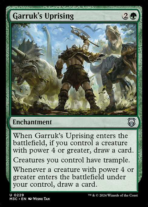 Garruk's Uprising - Modern Horizons 3 Commander Uncommon Card