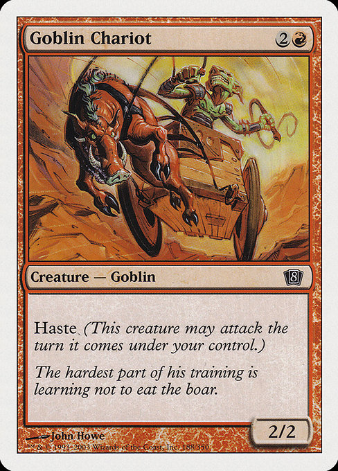 Goblin Chariot - Eighth Edition Common Card