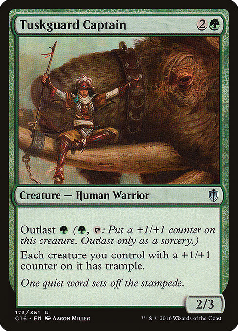 Tuskguard Captain - Commander 2016 Uncommon Card
