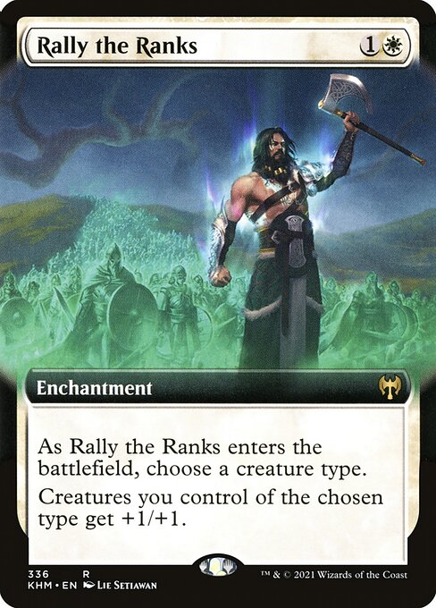 Rally the Ranks - Kaldheim Rare Card