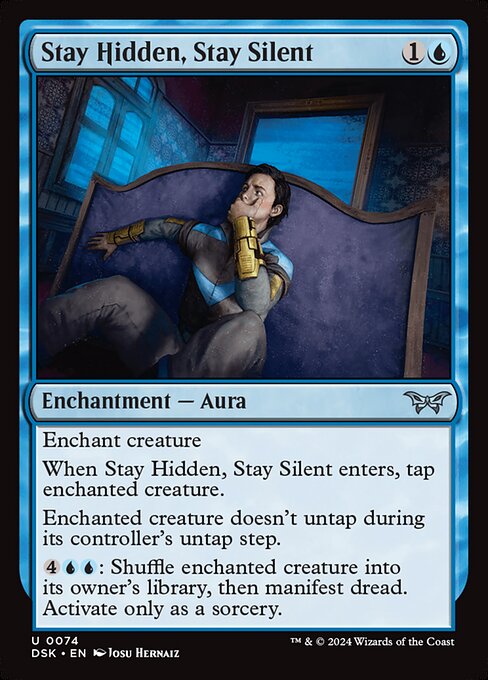Stay Hidden, Stay Silent - Duskmourn: House of Horror Uncommon Card
