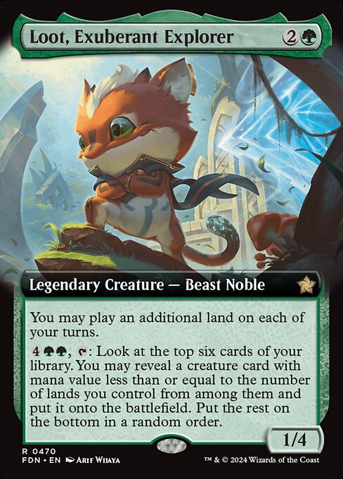Loot, Exuberant Explorer - Foundations Rare Card