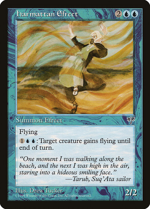 Harmattan Efreet - Mirage Uncommon Card