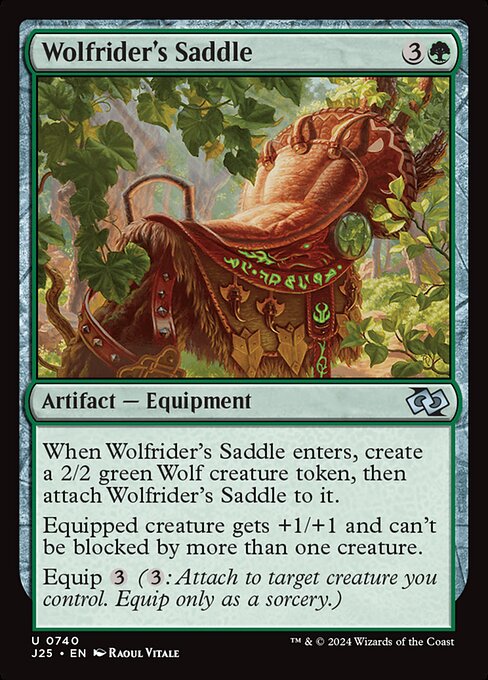Wolfrider's Saddle - Foundations Jumpstart Uncommon Card