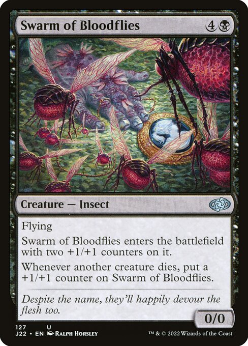 Swarm of Bloodflies - Jumpstart 2022 Uncommon Card