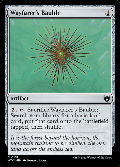 Wayfarer's Bauble - Wilds of Eldraine Commander Common Card