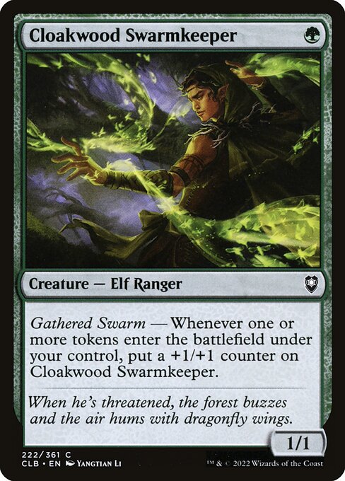 Cloakwood Swarmkeeper - Commander Legends: Battle for Baldur's Gate Common Card