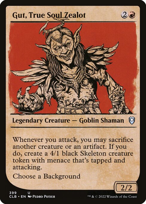 Gut, True Soul Zealot - Commander Legends: Battle for Baldur's Gate Uncommon Card