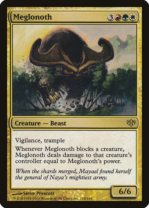 Meglonoth - Conflux Rare Card