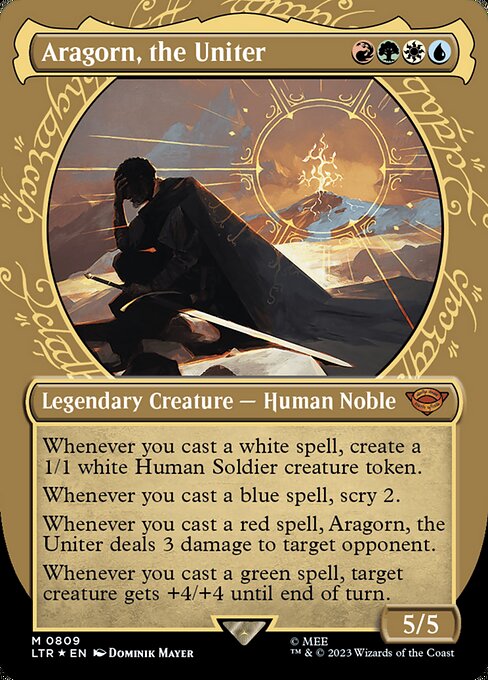 Aragorn, the Uniter - The Lord of the Rings: Tales of Middle-earth Mythic Card