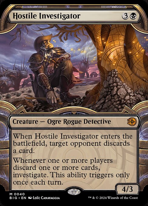 Hostile Investigator - The Big Score Mythic Card