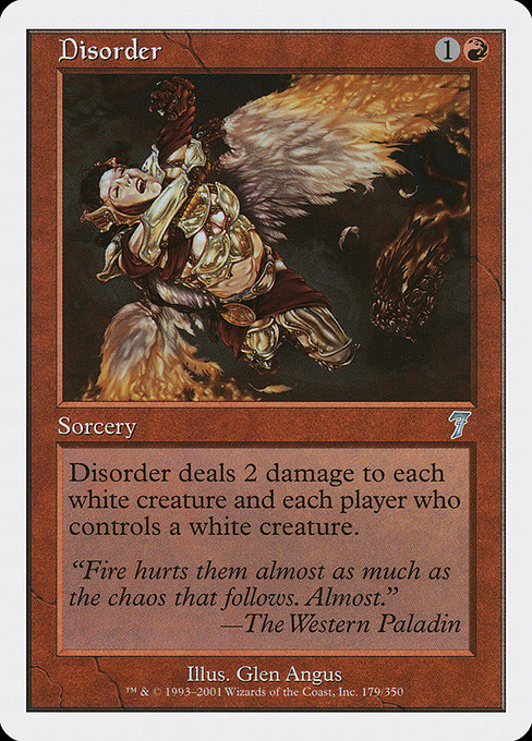 Disorder - Seventh Edition Uncommon Card