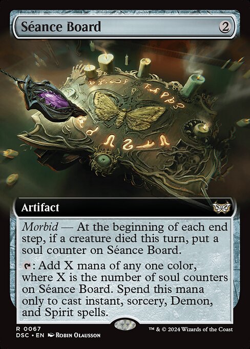 Séance Board - Duskmourn: House of Horror Commander Rare Card