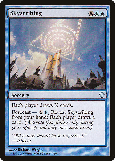 Skyscribing - Commander 2013 Uncommon Card
