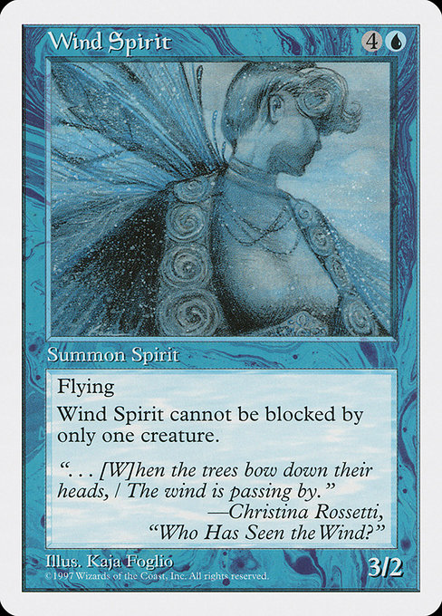 Wind Spirit - Fifth Edition Uncommon Card