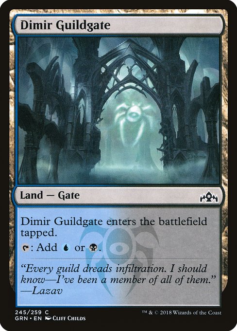 Dimir Guildgate - Guilds of Ravnica Common Card
