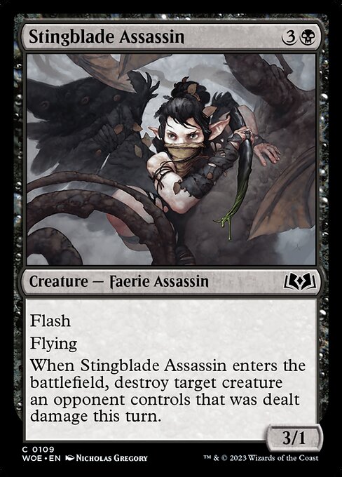Stingblade Assassin - Wilds of Eldraine Common Card