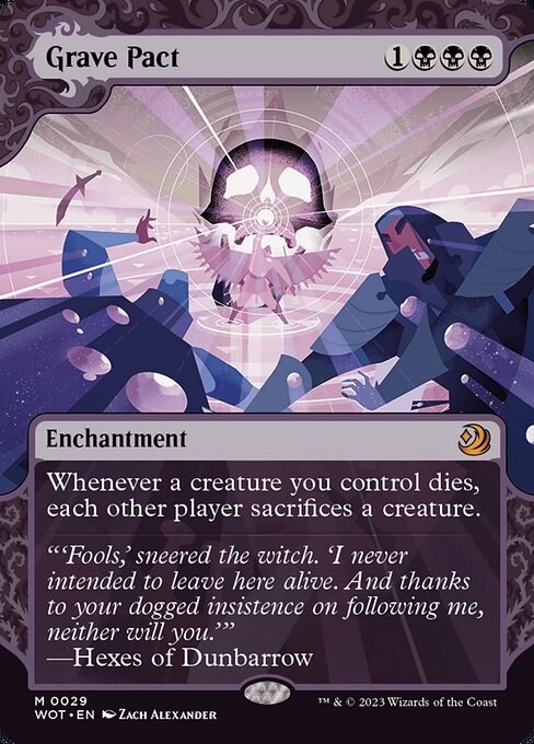 Grave Pact - Wilds of Eldraine: Enchanting Tales Mythic Card