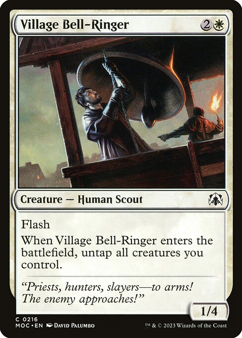 Village Bell-Ringer - March of the Machine Commander Common Card