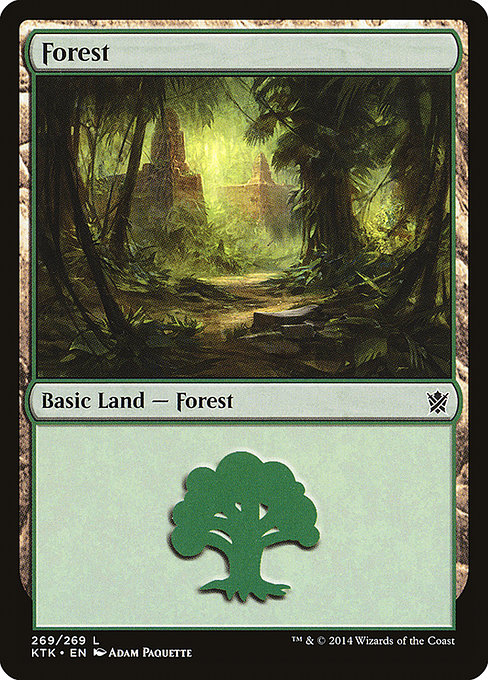 Forest - Khans of Tarkir Common Card