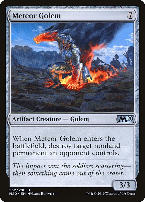 Meteor Golem - Core Set 2020 Uncommon Card