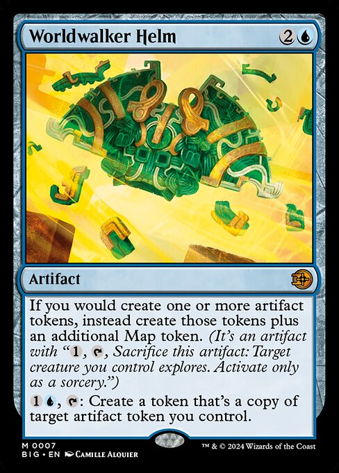 Worldwalker Helm - The Big Score Mythic Card