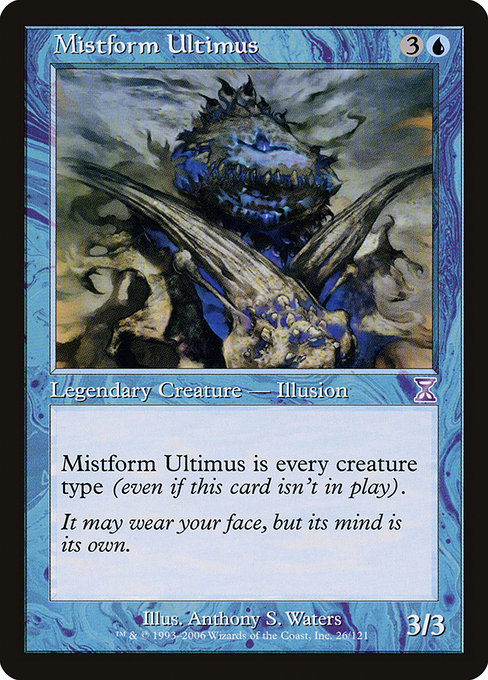 Mistform Ultimus - Time Spiral Timeshifted Special Card