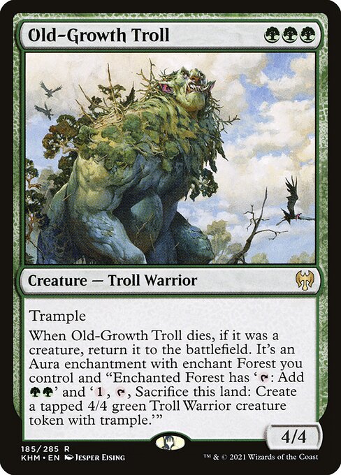 Old-Growth Troll - Kaldheim Rare Card