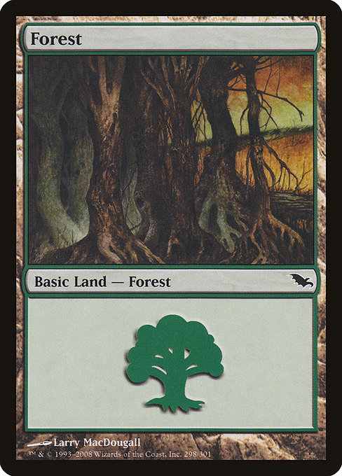 Forest - Shadowmoor Common Card