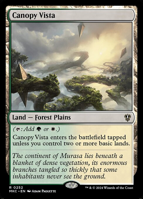 Canopy Vista - Murders at Karlov Manor Commander Rare Card