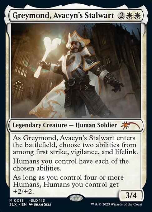 Greymond, Avacyn's Stalwart - Universes Within Mythic Card