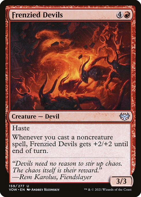 Frenzied Devils - Innistrad: Crimson Vow Uncommon Card