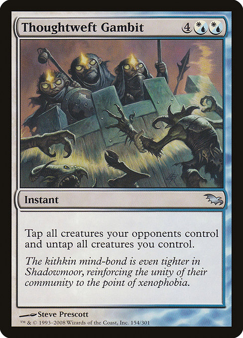 Thoughtweft Gambit - Shadowmoor Uncommon Card