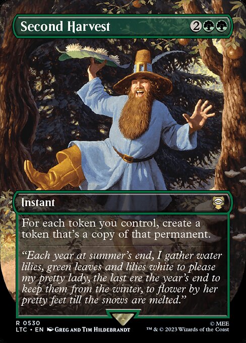 Second Harvest - Tales of Middle-earth Commander Rare Card