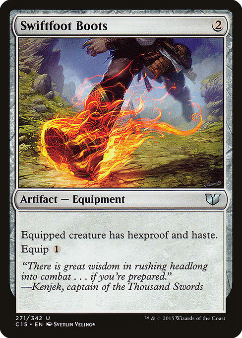 Swiftfoot Boots - Commander 2015 Uncommon Card