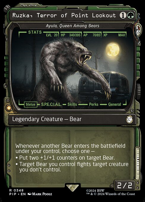 Ayula, Queen Among Bears - Fallout Rare Card