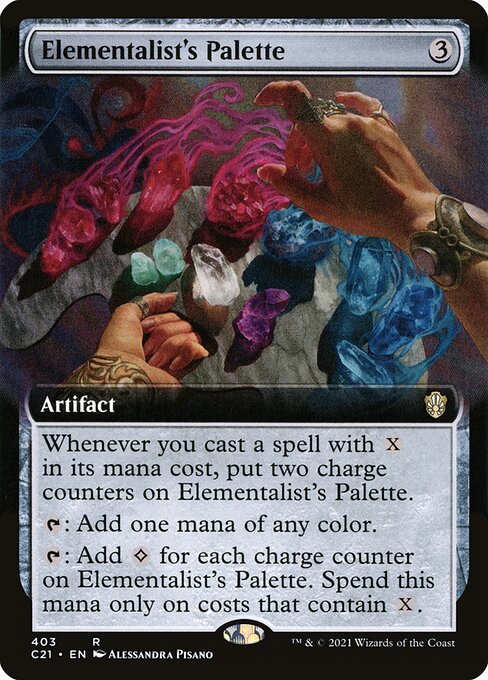 Elementalist's Palette - Commander 2021 Rare Card