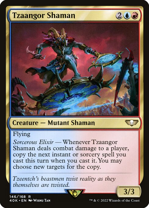Tzaangor Shaman - Warhammer 40,000 Commander Rare Card