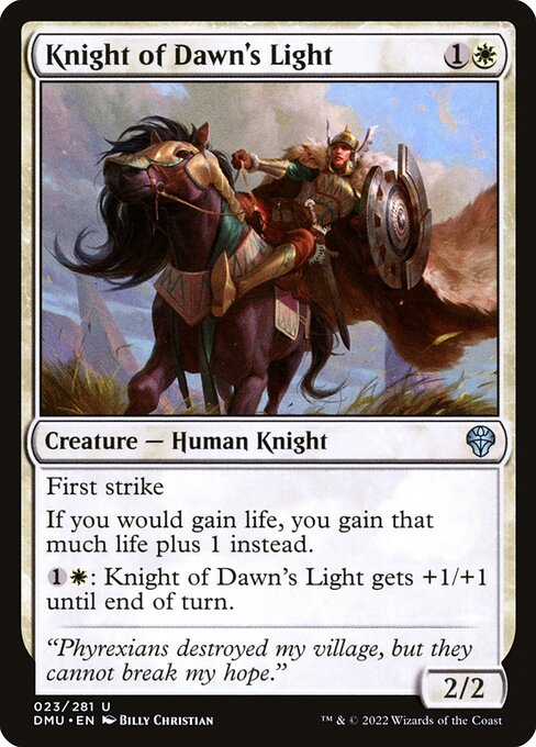Knight of Dawn's Light - Dominaria United Uncommon Card