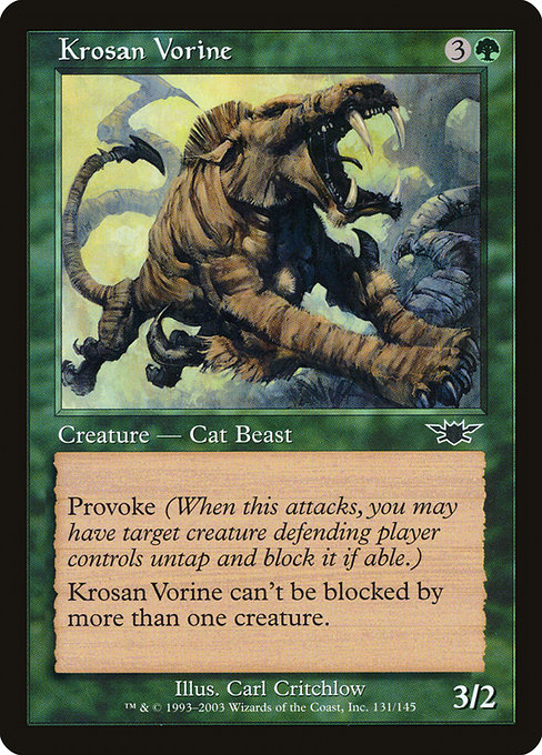 Krosan Vorine - Legions Common Card