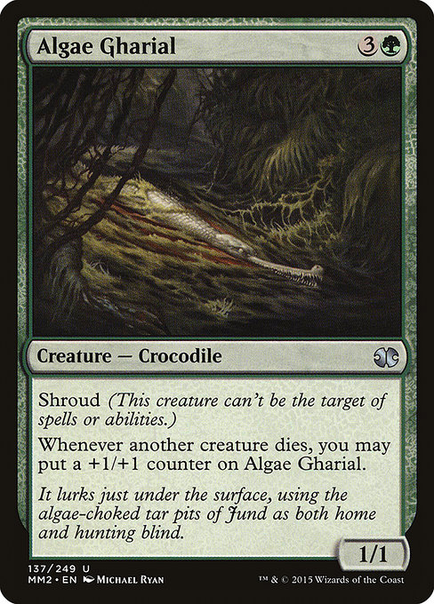 Algae Gharial - Modern Masters 2015 Uncommon Card