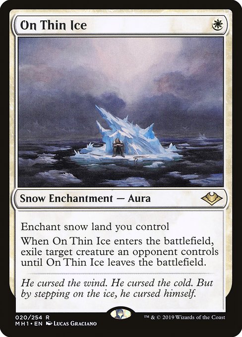 On Thin Ice - Modern Horizons Rare Card
