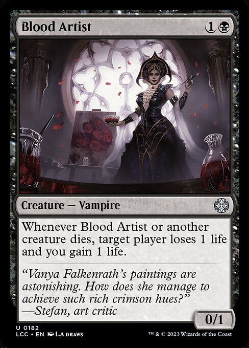 Blood Artist - The Lost Caverns of Ixalan Commander Uncommon Card