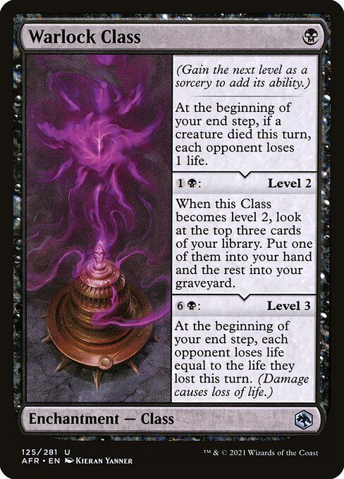 Warlock Class - Adventures in the Forgotten Realms Uncommon Card