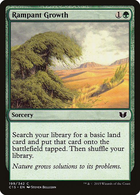 Rampant Growth - Commander 2015 Common Card