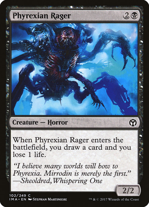 Phyrexian Rager - Iconic Masters Common Card