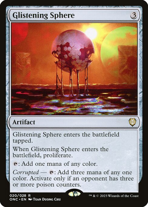 Glistening Sphere - Phyrexia: All Will Be One Commander Rare Card