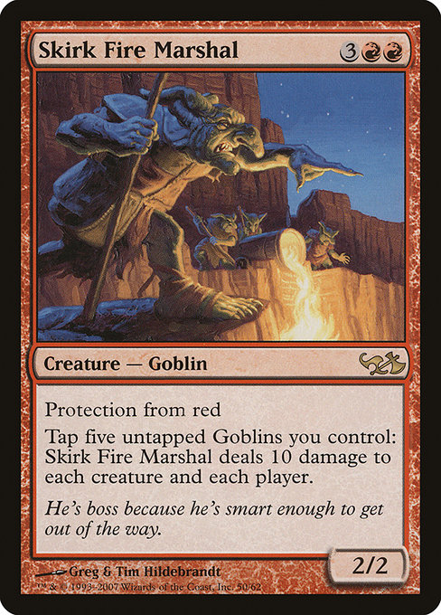 Skirk Fire Marshal - Duel Decks: Elves vs. Goblins Rare Card