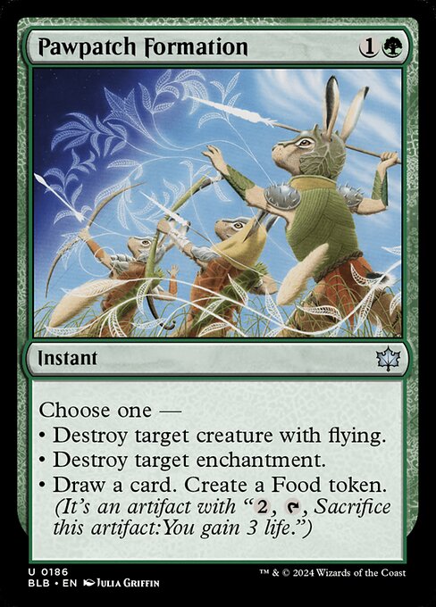 Pawpatch Formation - Bloomburrow Uncommon Card