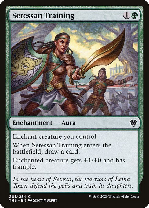 Setessan Training - Theros Beyond Death Common Card